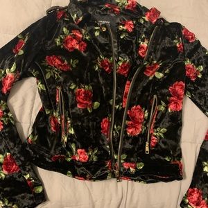 Velvet Floral Jacket